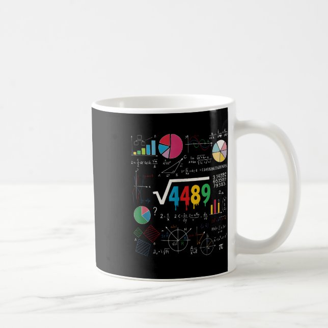 Six Seven Math Teacher 67 Meme Square Root 4489 Sl Coffee Mug (Right)