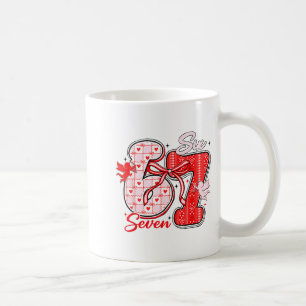 Six Seven Meme 67 Coquette Bow Valentines Women Gi Coffee Mug