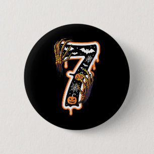 Six Seven Meme 6 7 67 Halloween Thanksgiving Coupl Cm Round Badge