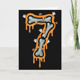 Six Seven Meme 6 7 Skeleton Halloween Costume Coup Card