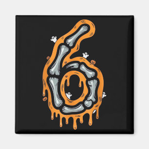 Six Seven Meme 6 7 Skeleton Halloween Costume Coup Magnet