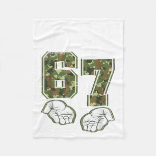 Six Seven Meme 6 Year Old Birthday 6 Next Year 7 Fleece Blanket