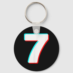 Six Seven Meme 7 Costume Halloween Couples Matchin Key Ring