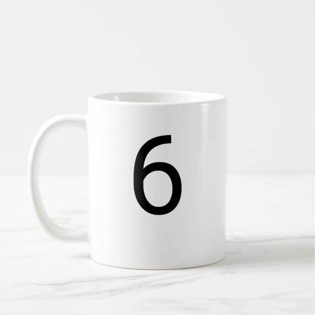 Six Seven Meme Coffee Mug (Left)