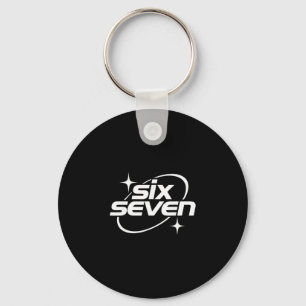 Six Seven Meme Cool Y2k 67 Gen Alpha Slang Key Ring
