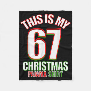 Six Seven Meme Fleece Blanket
