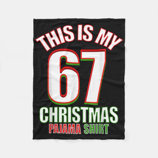 Six Seven Meme  Fleece Blanket (Front)
