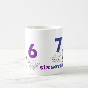 six seven meme funny cool coffee mug