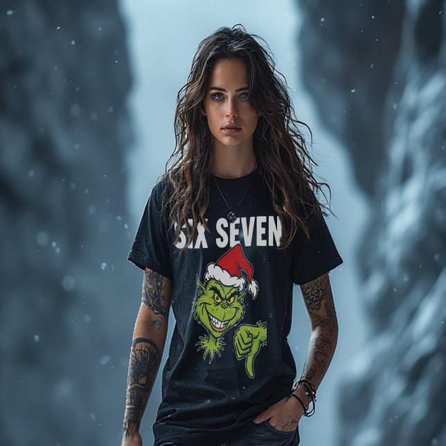 Six Seven Meme – Funny Mean Guy Noël Christmas T-Shirt (Creator Uploaded)