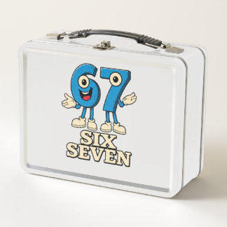 Six Seven Meme Gen Z Metal Lunch Box