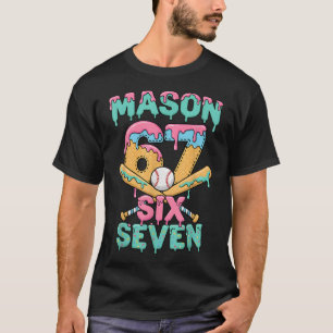 Six Seven Meme Mason Ice Cream Drip Funny Bysebyll T-Shirt