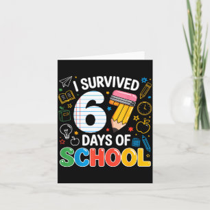 Six Seven Meme Survived 67 Days Of School Student Card