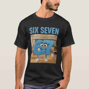 Six Seven Newcomer Brainrot 2026 Kids Boys Catchph T-Shirt
