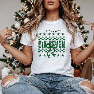 Six Seven Retro Christmas Santa Sleigh Ho Ho Ho T-Shirt