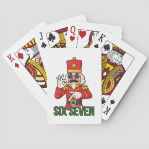 Six Seven Snowman Christmas Nutcracker 6 7 Xmas  Playing Cards