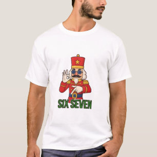 Six Seven Snowman Christmas Nutcracker 6 7 Xmas T-Shirt