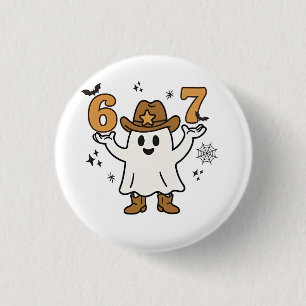 Six Seven Spooky Halloween Sport 67 Mason Meme 3 Cm Round Badge