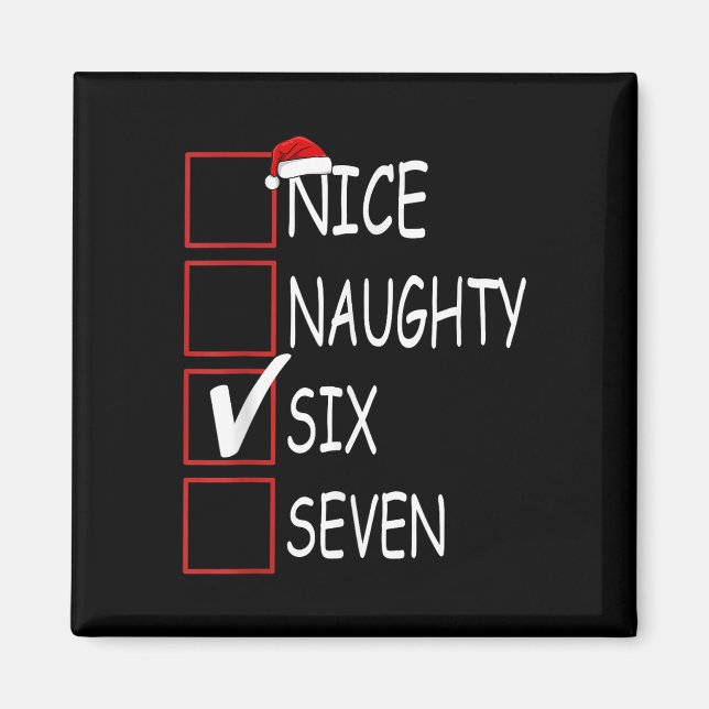 Six Seven Trending 67 Gen Alpha Slang  Magnet (Front)