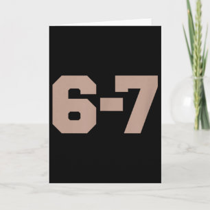 Six Seven Trending 67 Logo _1 Card
