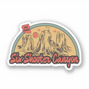Six Shooter Canyon, Arizona Sticker