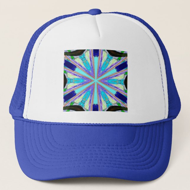 six-sided blue star hat (Front)