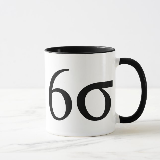 Six Sigma (Lean Six Sigma) Mug (Right)