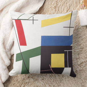 Six Spaces with Crosses Sophie Taeuber-Arp Cushion