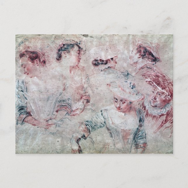 Six Studies Postcard (Front)