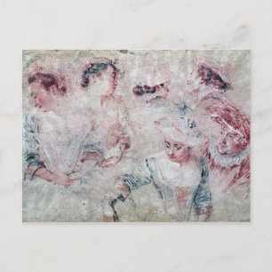 Six Studies Postcard