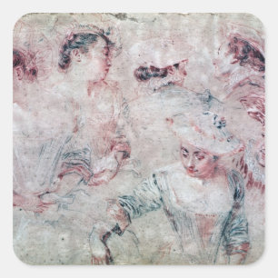 Six Studies Square Sticker