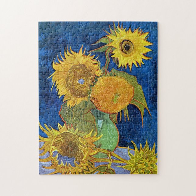 Six Sunflowers, Van Gogh Jigsaw Puzzle (Vertical)