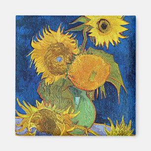 Six Sunflowers, Van Gogh Magnet