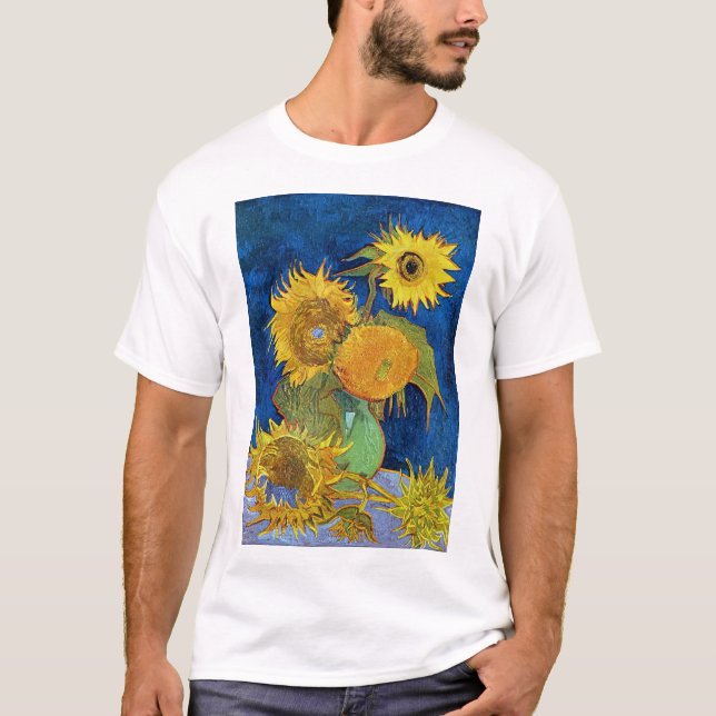 Six Sunflowers, Van Gogh T-Shirt (Front)