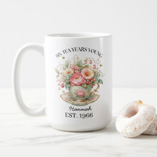 Six Tea Mug Custom 60th Birthday Mug
