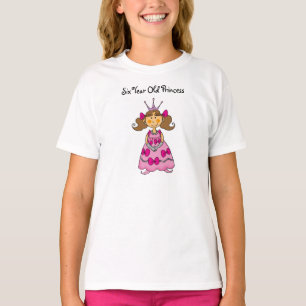 Six Year Old Princess T-Shirt