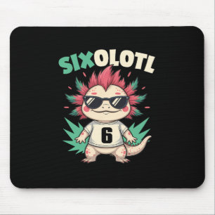 Sixolotl – Funny Axolotl Halloween Number 6 Costum Mouse Pad