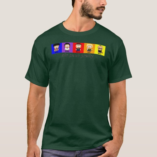 sixpackgreenshirt123 T-Shirt (Front)