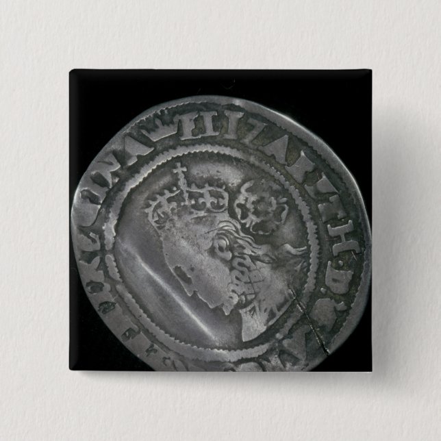 Sixpence 15 Cm Square Badge (Front)
