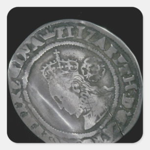 Sixpence Square Sticker