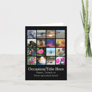 Sixteen Rounded Corners Photo Collage or Instagram Card