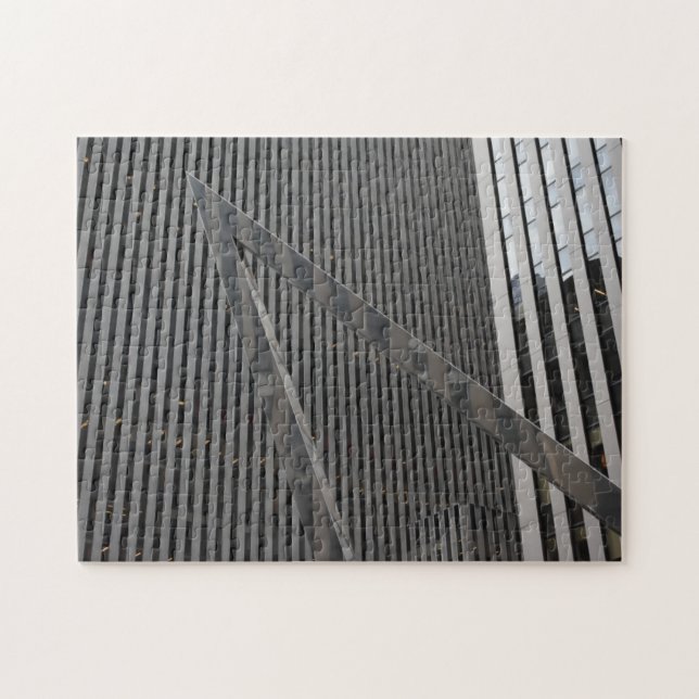 Sixth Avenue Architecture New York City Photograph Jigsaw Puzzle (Horizontal)