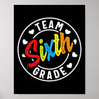 Sixth Grade Back To School Boys Girls Teacher 