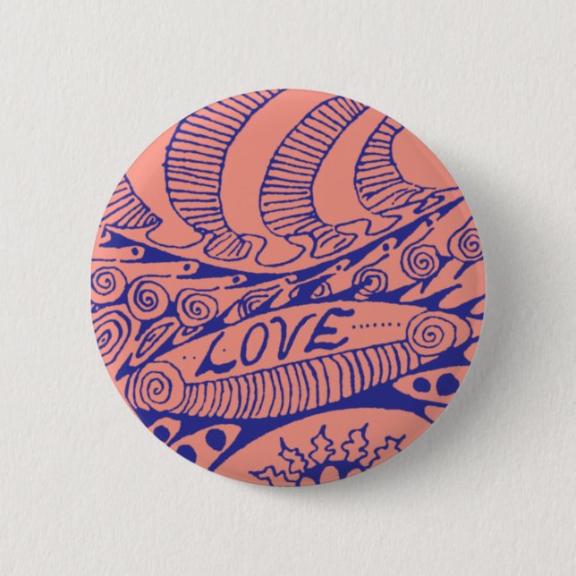 Sixties-Era Love Button (Front)