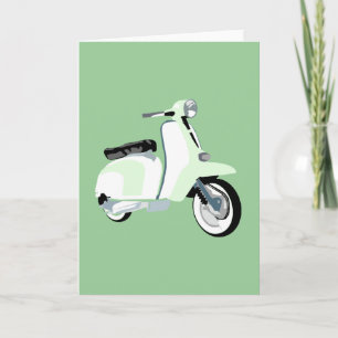 Sixties Mod Scooter Card