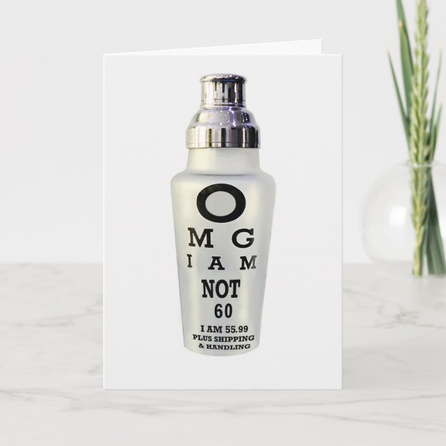 Sixtieth Birthday Card (Front)