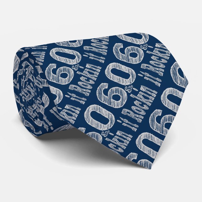 Sixty and Rockin It Tie (Rolled)