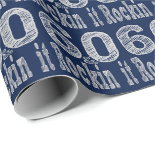 Sixty and Rocking It Wrapping Paper