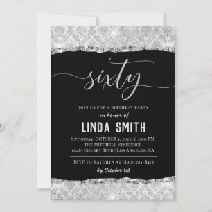 Sixty Diamond Birthday Invitation