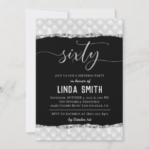 Sixty Diamond Birthday Invitation