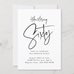 Sixty Invitation